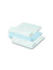 Interbaby Прегръщащи Пелени от Муселин Blue Син 55x70см. 3бр