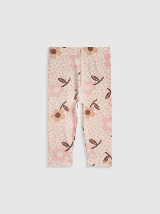 Mothercare Kids Long Legging Floral Beige