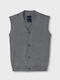 Kids Vest Knitted Gray