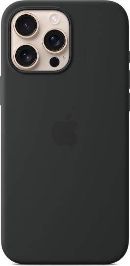 Apple Back Cover Silicone Black (iPhone 16 Pro)