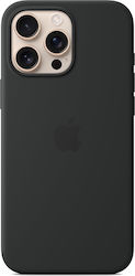 Apple Silicone Case with MagSafe Μαύρη (iPhone 16 Pro Max) Apple Silicone Case with MagSafe Μαύρη (iPhone 16 Pro Max)