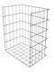 Soumelidis 456A-BL Metallic Laundry Basket 30x25.5x50cm Gray