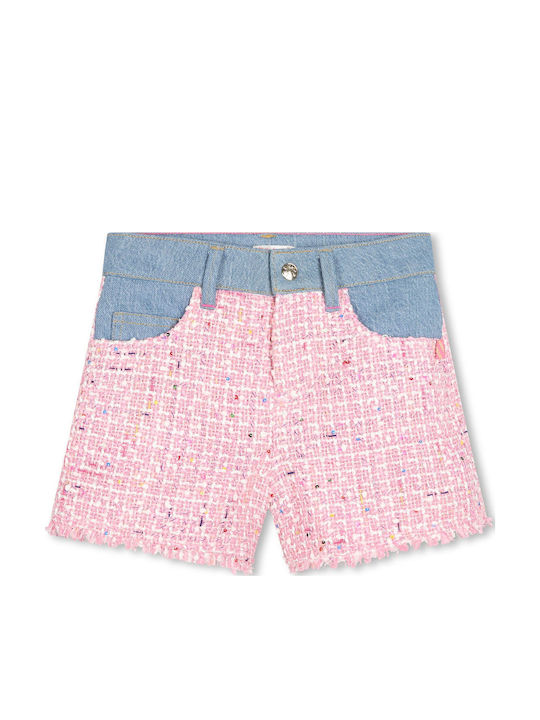 Șort/Salopetă Copii din Material Textil Roz