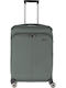 Medium Expandable Suitcase Travelite Priima Olive