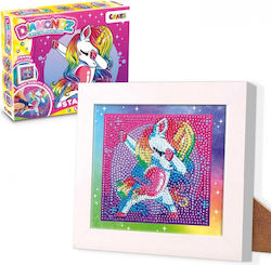 Kit Pictură cu Diamante Unicorn Nebunie