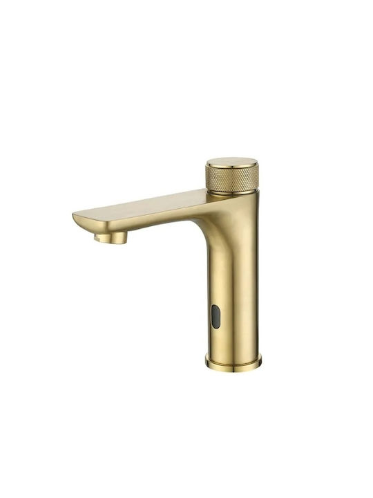Mixing Sink Faucet with Photocell Sensor Gold D4H81HYBM Mixing Sink Faucet with Photocell Sensor Gold D4H81HYBM