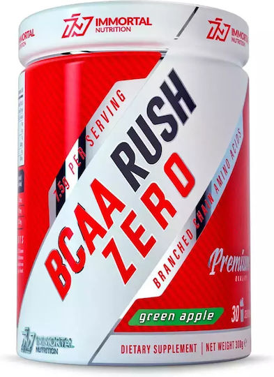 Immortal Nutrition Bcaa Rush Zero 300gr 500ml Green Apple
