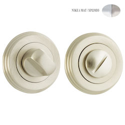 Zogometal Door Handle WC Silver