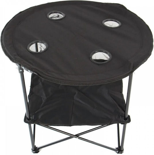 Masă pliabilă de camping din material textil 2031 170150_b Negru