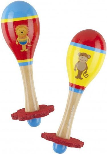Orange Tree Toys Maracas Lion & Monkey