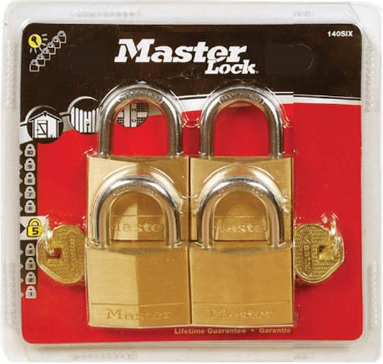 Master Lock Lăcăt Potcoavă cu cheie 30mm 4buc