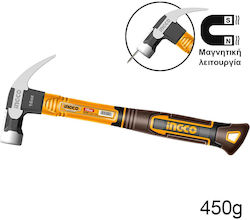 Ingco Hammer 450gr mit Fiberglass Griff HCH81016