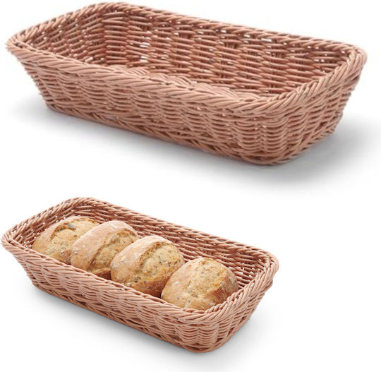 Hendi Coș de pâine Împletit Gri 32.5x17.6x6.5cm