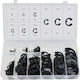 E-clip Rings 300pcs Silver