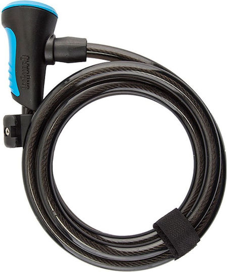 Onguard Neon 8157bu Bicycle Lock 2 Keys Steel Vinyl 180 Cm Black Blue