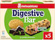 Papadopoulou Digestive Cereal Bar with Dark Chocolate No Added Sugar 5x28g