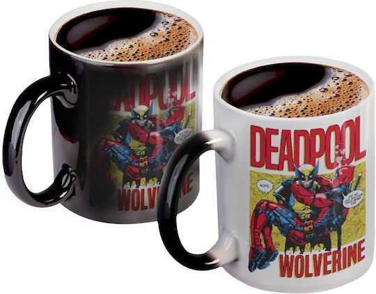 Koupakoupa Heat Change Mug Ceramic Red 330ml