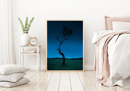 Πίνακας Lone Tree Under Starry Night Μοναχικό Δέντρο Κάτω Έναστρη Νύχτα 100x150