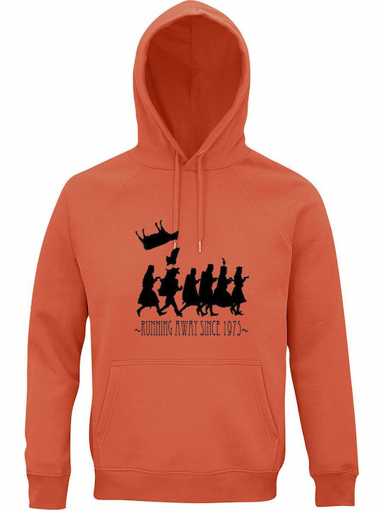 Monty Python and the Holy Grail Running Away Since 1975 Φούτερ με Κουκούλα