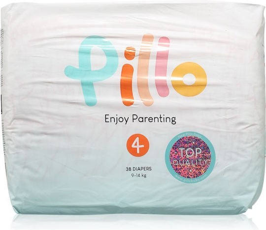 Pillo Scutece chiloțel Premium Nr. 4 pentru 9-14 kgkg 38buc