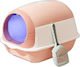 Katzentoilette Geschlossen Orange L35 x B50 x H36cm
