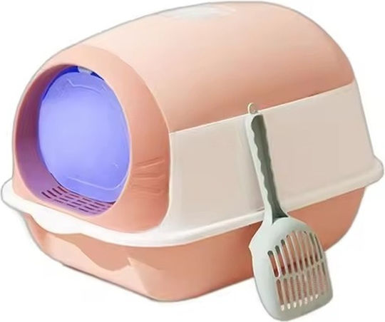 Katzentoilette Geschlossen Orange L35 x B50 x H36cm