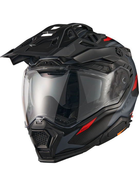 Nexx X.Wed 3 Keyo Grey / Red Matt Motorcycle He...