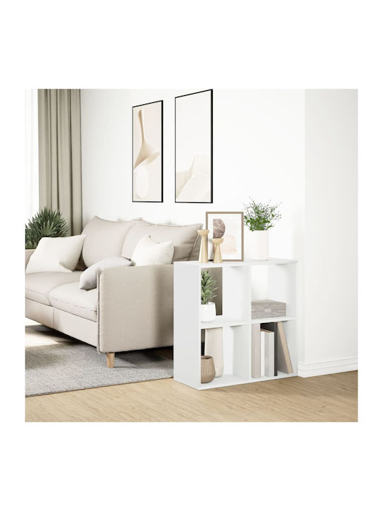 White Bookcase 69.5x29x69.5cm