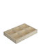 Creative Deco Tăviță Mică din Lemn Articole Mici 6 Compartimente 27.5 X 18cm + 0.5cm Raft Organizare Obiecte Mici Jucării Bijuterii Decorațiune Perfectă Decoupage