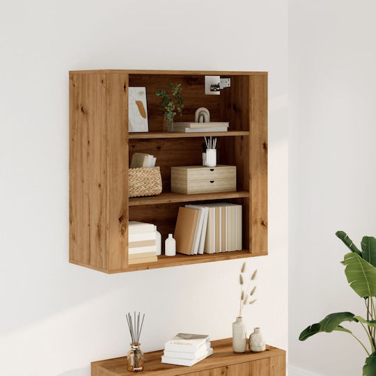 Artisian Oak Wall Shelf 80x33x80cm