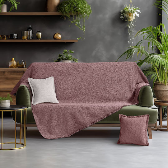 Beauty Home Überwürfe Set 2 Stück Rosa Beauty Home Überwürfe Set 2 Stück Rosa