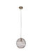 Bizzotto Pendant Light Single-Light Black 0826819