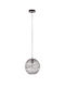 Bizzotto Pendant Light Single-Light Black 0826820