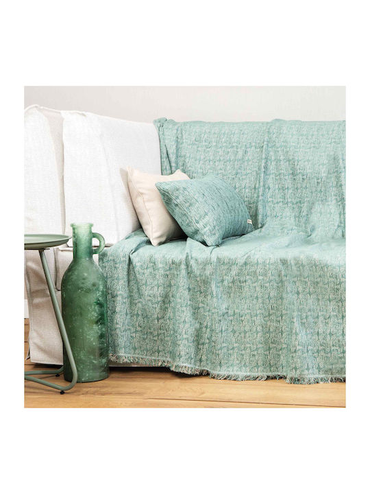 Aslanis Home Selena Three-Seater Sofa Throw Chenille 180x300cm Veraman