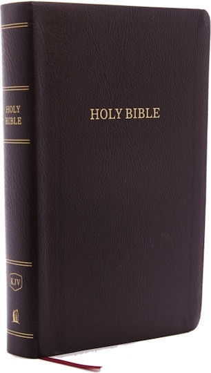 KJV Heilige Bibel: Persönliche Größe, Riesendruck mit 43.000 Querverweisen, Burgunderfarbenes Bonded Leder, Rote Buchstaben, Komfortdruck (Daumenindexiert): King-James-Version - Thomas Nelson Publishers - Leder / Feineinband