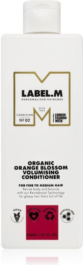 Label.M Organic Orange Blossom Conditioner Όγκου για Φριζαρισμένα Μαλλιά 300ml