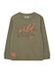 Kids' Shirt Long Sleeve Khaki
