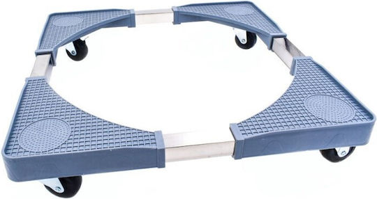 22390-900-00-05 Adjustable Base For Washer/Kitchen/Fridge made of Metal with Wheels 65x65εκ. 1pcs