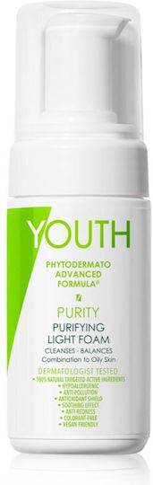 Youth Lab. Purity Αφρός Καθαρισμού Προσώπου για Ακνεϊκές Επιδερμίδες 100ml