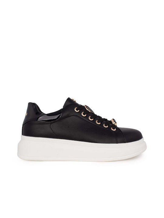 Seven Γυναικεία Sneakers Black Patent