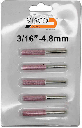 Visco Parts LTA-29 Schleifsteine mit Schaft 5 Stück