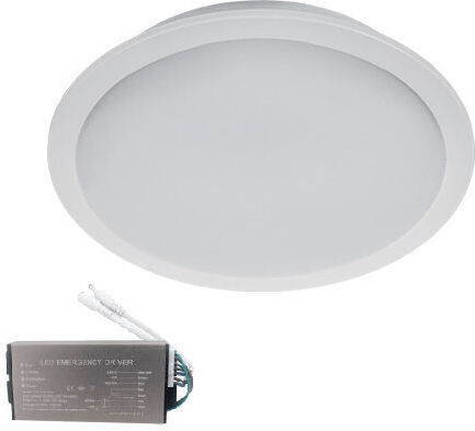 Elmark Στρογγυλό Χωνευτό LED Panel 10W με Ψυχρό Λευκό Φως 6500K