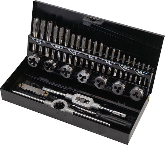 Bormann 075325 Σετ Κολαούζα & Φιλιέρες με Μανέλα 10x1.5mm 32τμχ