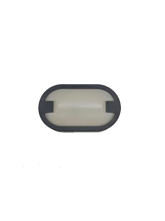 Wall-Mounted Outdoor Light LED 15W with Cool White Light 21.5x12.5x5.9εκ.
