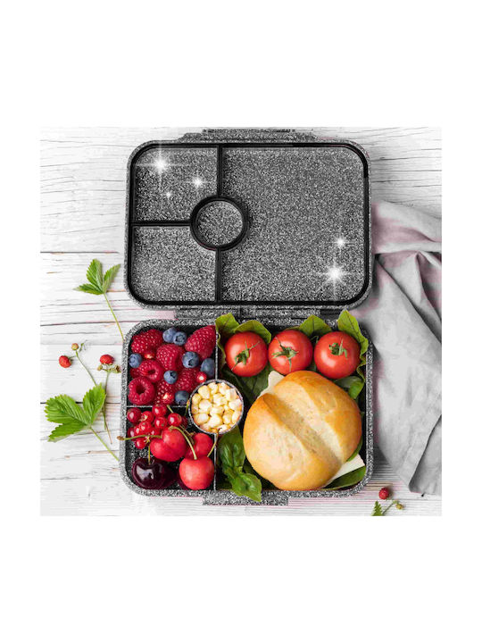 Lekkabox Lunchbox Kunststoff Schwarz 1Stück