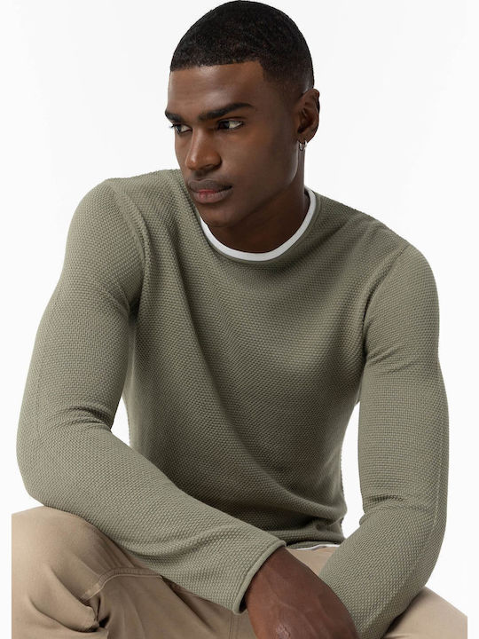 Tiffosi Langarm-Pullover Verde Tropa