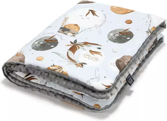 La Millou Blanket Nursery Swaddling Blankets Fly Me To Moon Sky Velvet Gray Sky – Grey 80x100cm