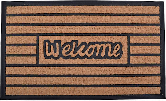 Ankor Fußmatte aus Gummi Welcome Braun 45x75cm