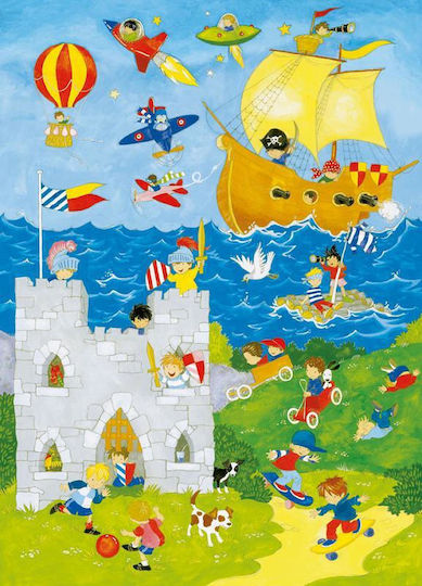 Walltastic Kinder Tapete Πειρατές B182xH254cm