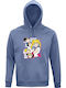 Kinder-Sweatshirt mit Kapuze und Taschen Blue SailorMoon Fanart